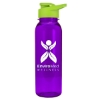 Garyline® Outdoorsman Tritan® Bottle with Drink-Thru Lid - 24 oz. - Translucent Violet