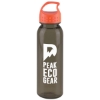 Garyline® Outdoorsman Tritan® Bottle with Oval Crest Lid - 24 oz. - Smoke