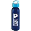 Garyline® Outdoorsman Tritan® Bottle with Oval Crest Lid - 24 oz. - Translucentnavy