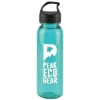 Garyline® Outdoorsman Tritan® Bottle with Oval Crest Lid - 24 oz. - Translucent Teal