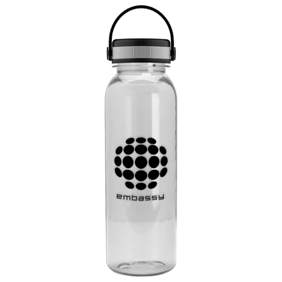 Garyline® Outdoorsman Tritan® Bottle with Grip Lid - 24 oz. - Clear