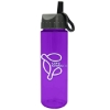 Garyline® Freedom Tritan® Bottle with Ring-Straw Lid - 28 oz. - Translucent Violet
