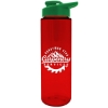 Garyline® Freedom Tritan® Bottle with Drink-Thru Lid - 28 oz. - Translucent Red