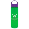 Garyline® Freedom Tritan® Bottle with Oval Crest Lid - 28 oz. - Translucent Green