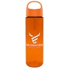 Garyline® Freedom Tritan® Bottle with Oval Crest Lid - 28 oz. - Translucent Orange