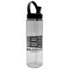 Garyline® Freedom Tritan® Bottle with Flip-Straw, Swivel-Handle Lid - 28 oz. - Clear