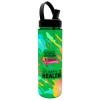 Garyline® Freedom Tritan® Bottle with Flip-Straw, Swivel-Handle Lid - 28 oz. - Translucent Green