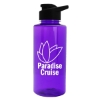 Garyline® Mountaineer Tritan® Bottle with Drink-Thru Lid - 36 oz. - Translucent Violet