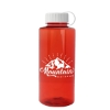 Garyline® Mountaineer Tritan® Bottle with Tethered Lid - 36 oz. - Translucent Red