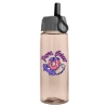 Garyline® Flair Tritan® Bottle with Ring-Straw Lid - 26 oz. - Mocha Mousse