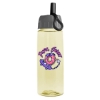 Garyline® Flair Tritan® Bottle with Ring-Straw Lid - 26 oz. - Translucent Pastel Yellow