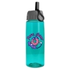 Garyline® Flair Tritan® Bottle with Ring-Straw Lid - 26 oz. - Translucent Teal