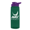 Garyline® Flair Tritan® Bottle with Drink-Thru Lid - 26 oz. - Translucentdarkgreen