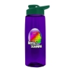 Garyline® Flair Tritan® Bottle with Drink-Thru Lid - 26 oz. - Translucent Violet