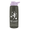 Garyline® Flair Tritan® Bottle with Drink-Thru Lid and Infuser - 26 oz. - Smoke