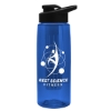Garyline® Flair Tritan® Bottle with Drink-Thru Lid and Infuser - 26 oz. - Translucent Blue