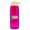 Garyline® Flair Tritan® Bottle with Drink-Thru Lid and Infuser - 26 oz. - Translucent Hot Pink
