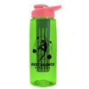 Garyline® Flair Tritan® Bottle with Drink-Thru Lid and Infuser - 26 oz. - Translucent Lime Green