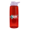Garyline® Flair Tritan® Bottle with Drink-Thru Lid and Infuser - 26 oz. - Translucent Red