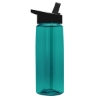 Garyline® Flair Tritan® Bottle with Flip-Straw Lid - 26 oz. - Teal