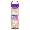 Garyline® Flair Tritan® Bottle with Oval Crest Lid - 26 oz. - Mocha Mousse