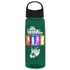 Garyline® Flair Tritan® Bottle with Oval Crest Lid - 26 oz. - Translucentdarkgreen