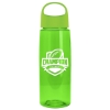 Garyline® Flair Tritan® Bottle with Oval Crest Lid - 26 oz. - Translucent Lime Green