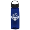 Garyline® Flair Tritan® Bottle with Oval Crest Lid - 26 oz. - Translucent Navy Blue