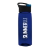 Garyline® Flair Tritan® Bottle with Pop-Up Lid - 26 oz. - Translucent Navy Blue