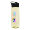 Garyline® Flair Tritan® Bottle with Pop-Up Lid - 26 oz. - Translucent Pastel Yellow