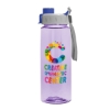 Garyline® Flair Tritan® Bottle with Quick-Snap Lid - 26 oz. - Translucent Lilac