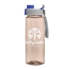 Garyline® Flair Tritan® Bottle with Quick-Snap Lid - 26 oz. - Translucentmochamousse