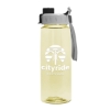Garyline® Flair Tritan® Bottle with Quick-Snap Lid - 26 oz. - Translucentpastelyello
