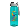 Garyline® Flair Tritan® Bottle with Quick-Snap Lid - 26 oz. - Translucent Teal