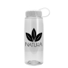 Garyline® Flair Tritan® Bottle with Tethered Lid - 26 oz. - Clear