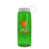 Garyline® Flair Tritan® Bottle with Tethered Lid - 26 oz. - Translucent Green