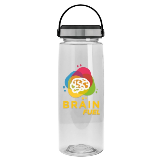 Garyline® Flair Tritan® Bottle with Grip Lid - 26 oz. - Clear