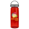 Garyline® Flair Tritan® Bottle with Grip Lid - 26 oz. - Translucent Red