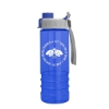 Garyline® Salute Bottle with Quick-Snap Lid - 24 oz. - Translucent Blue
