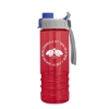 Garyline® Salute Bottle with Quick-Snap Lid - 24 oz. - Translucent Red
