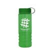 Garyline® Salute Bottle with Tethered Lid - 24 oz. - Translucent Green