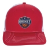 Snapback Meshback Trucker Cap - Red