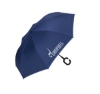 Shed Rain™ UnbelievaBrella® 48" Reverse-Close Manual Stick Umbrella (Prints) - Navy-bond