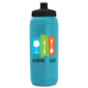 Garyline® Pint Sport Bottle with Push-Pull Lid - 16 oz. - Cyan
