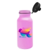 Garyline® Omni Bike Bottle with Tethered Push-Pull Lid - 20 oz. - Awareness Pink