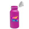 Garyline® Omni Bike Bottle with Tethered Push-Pull Lid - 20 oz. - Fucshia