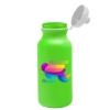 Garyline® Omni Bike Bottle with Tethered Push-Pull Lid - 20 oz. - Neon Green