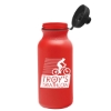 Garyline® Omni Bike Bottle with Tethered Push-Pull Lid - 20 oz. - Red
