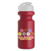 Garyline® Recycled Bike Bottle with Flip-Top Lid - 22 oz. - Red