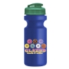 Garyline® Recycled Bike Bottle with Flip-Top Lid - 22 oz. - Royal Blue